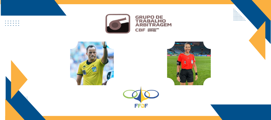 DF tem dois árbitros no PRO, novo programa da CBF