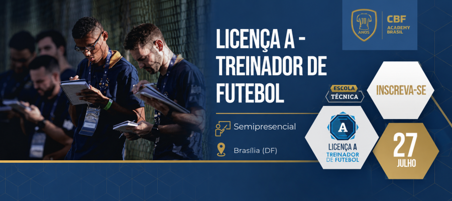 CBF Academy abre inscrições para Licença A em Brasília