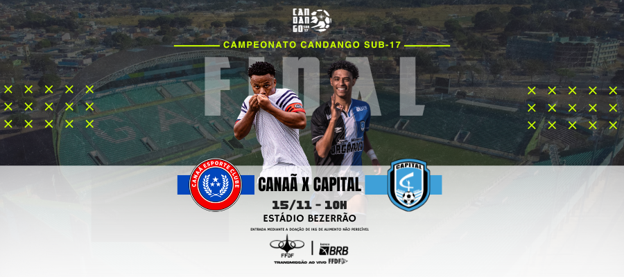 Canaã e Capital duelam pelo título do Candango Sub-17